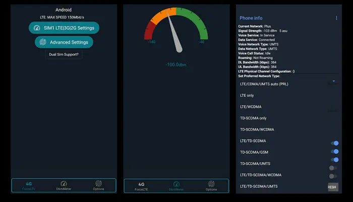 Cara Mengunci Dengan Aplikasi Force LTE 4G dan 5G