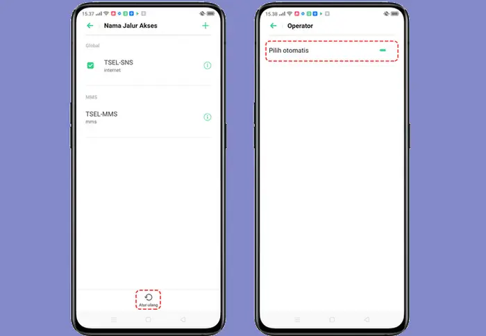 Cara Reset Jaringan Hp Oppo