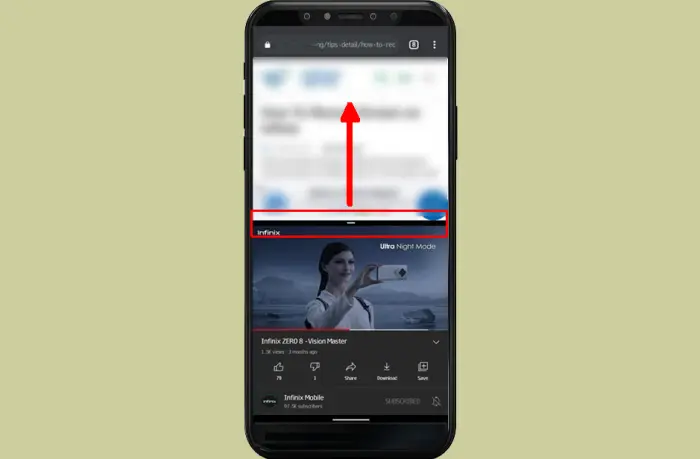 Cara Keluar Dari Split Screen Infinix