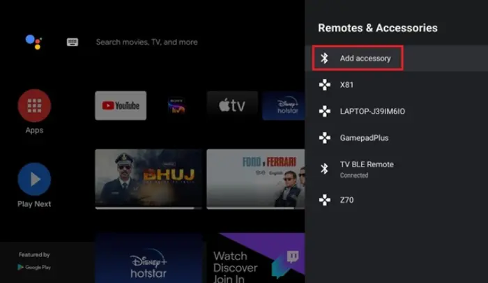 Hubungkan Perangkat Bluetooth ke Hisense Android Smart TV