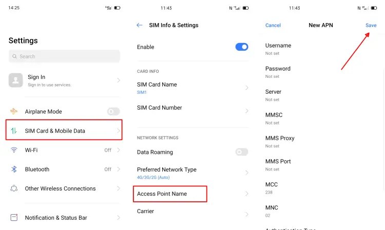 Pengaturan APN Realme C12