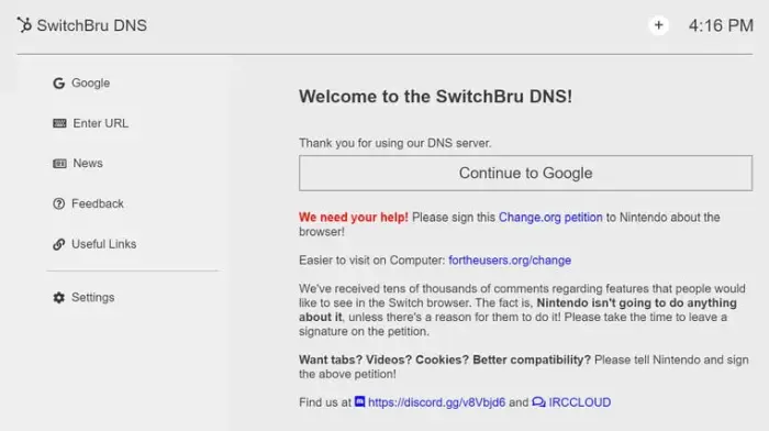 Continue to Google Nintendo Switch