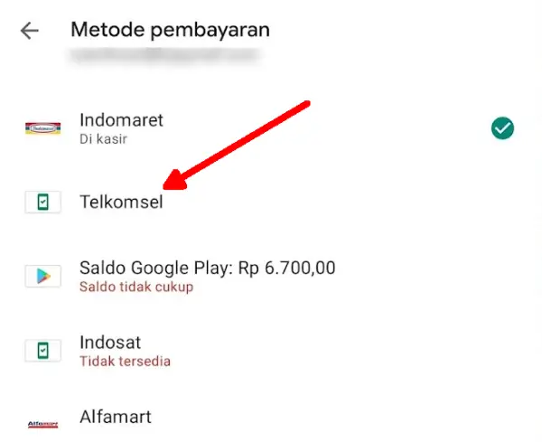 Metode Pembayaran Potong Pulsa