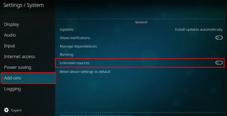 fitur Unknown Sources di Samsung Smart TV