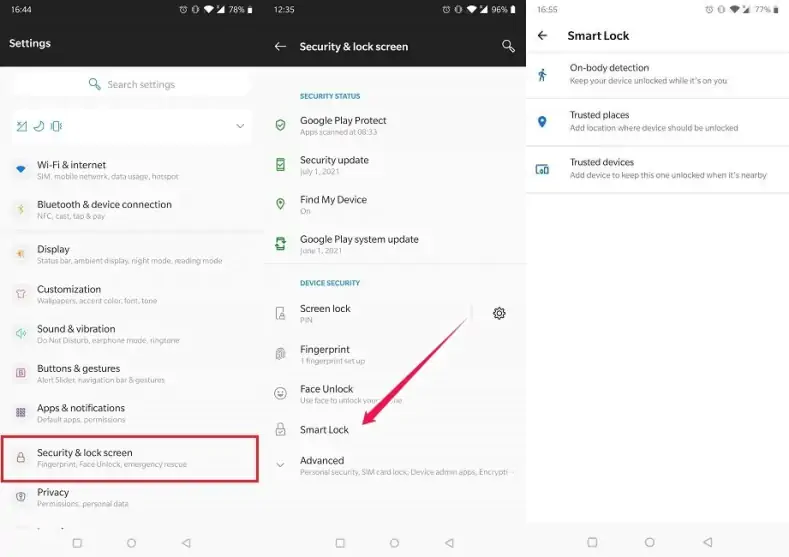 Cara Mengaktifkan Smart Lock di Android