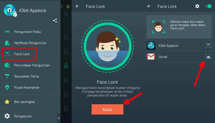 Mengunci Aplikasi Samsung A12 Dengan Face Lock