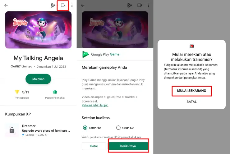 Merekam Gameplay Dengan Google Play Games