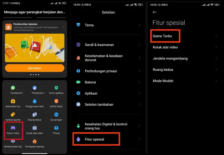 Buka Game Turbo Xiaomi