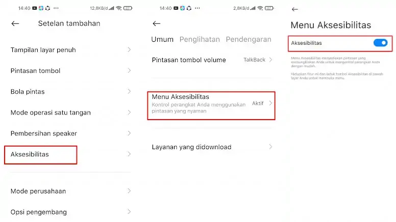 Cara Menonaktifkan Aksesibilitas di Xiaomi