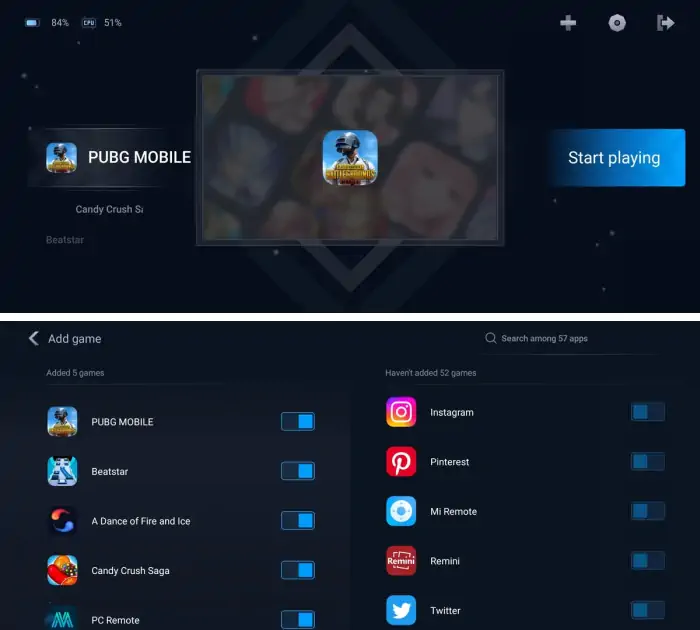 Menambahkan Game ke Game turbo Xiaomi