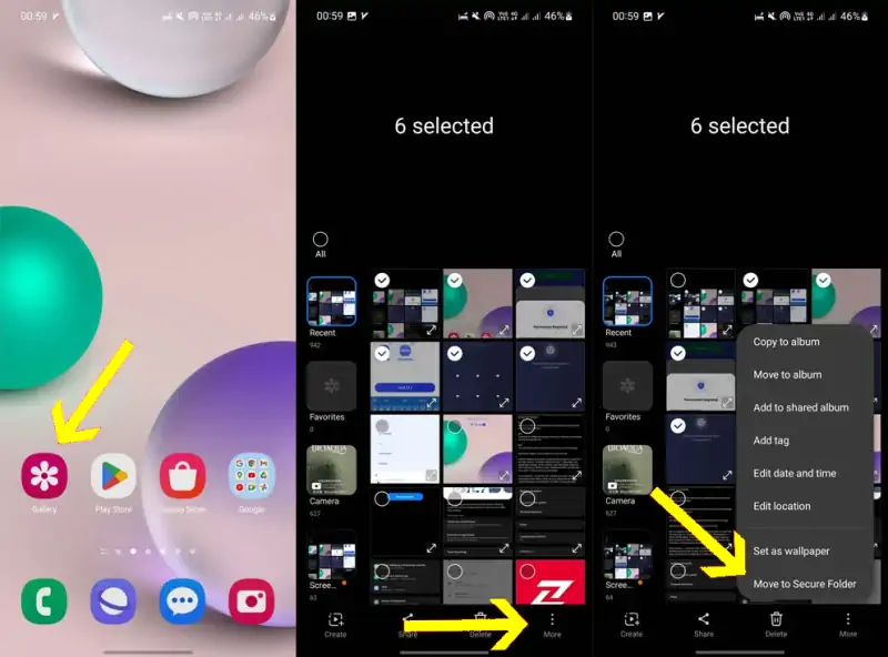 Mengunci Foto dan Video Samsung
