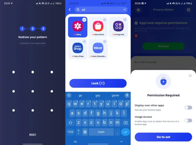 Mengunci Galeri Samsung dengan AppLock