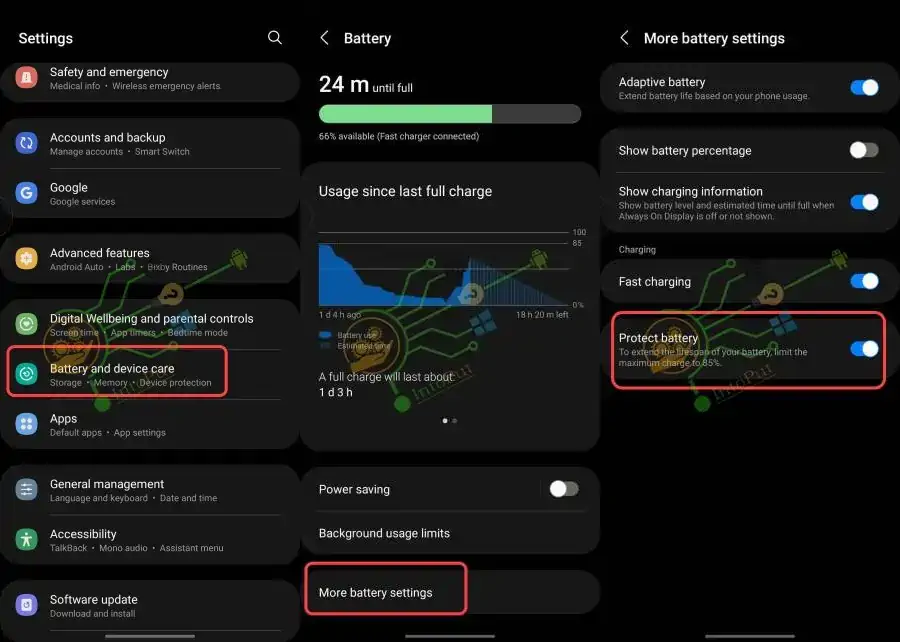 Fitur Protect Battery Samsung