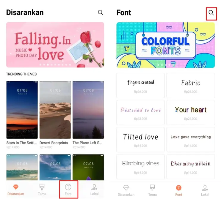Aplikasi iTheme Vivo