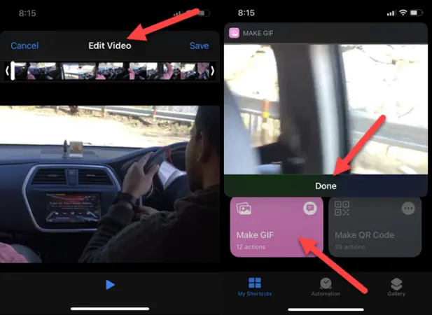 Buat Gambar Gif iOS