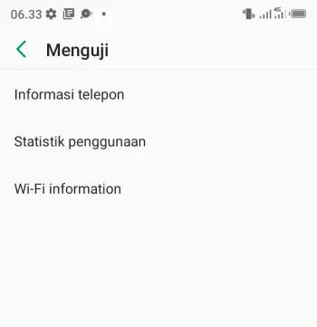 Informasi Telepon