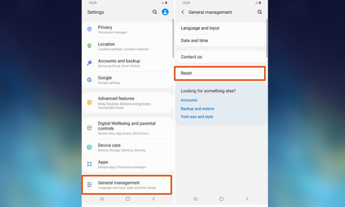 Cara Factory Reset Samsung A22