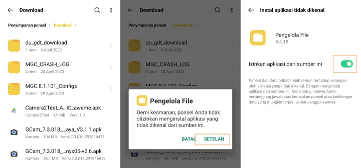 Cara Install Gcam di Hp Realme C55