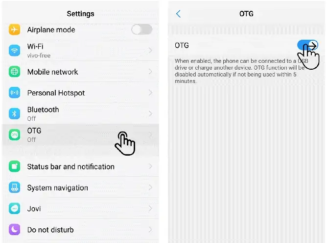Cara Mengaktifkan OTG di Vivo Y91