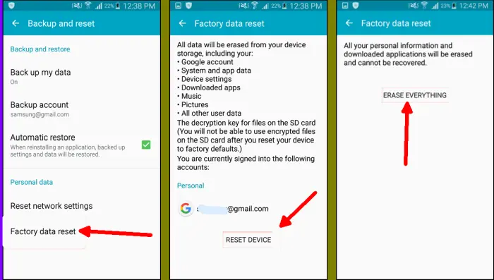 Cara Reset Samsung J1 Mini Prime Lewat Pengaturan