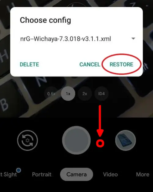 Restore Config