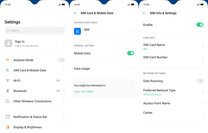 Cara Setting Jaringan 4G Oppo