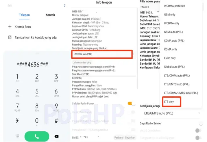 Mengunci 4G Oppo Dengan Kode
