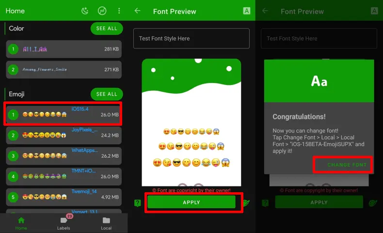Ubah Emoji Infinix Menggunakan zFont