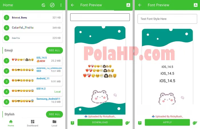 Mengubah Emoji Samsung Jadi iPhone via zFont
